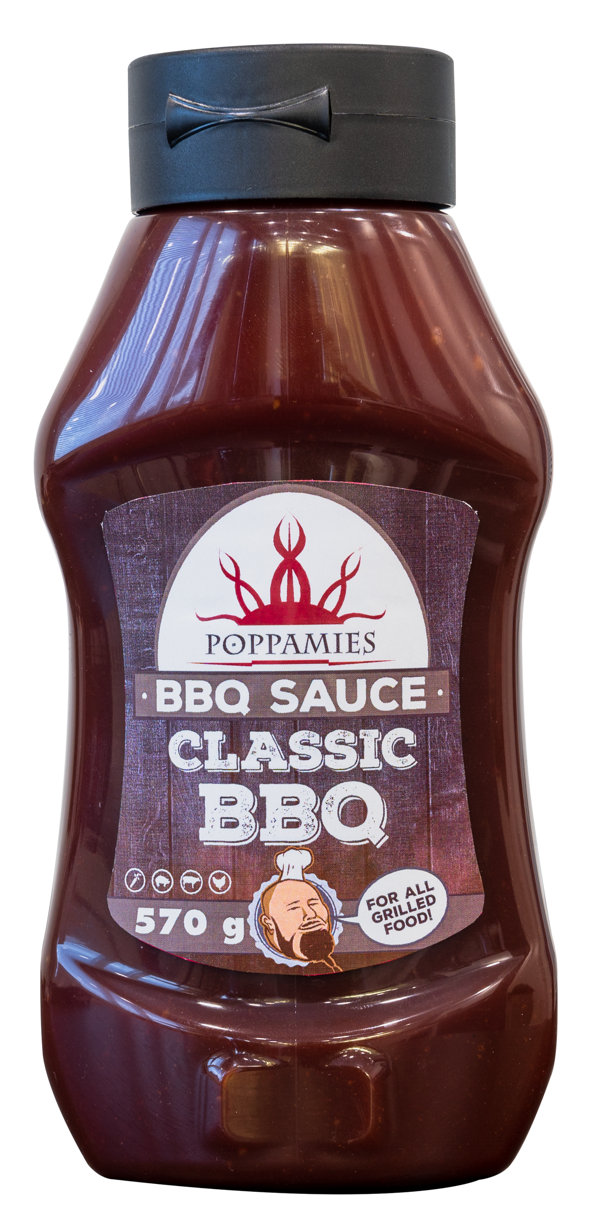 Poppamies Classic BBQ sauce 570g