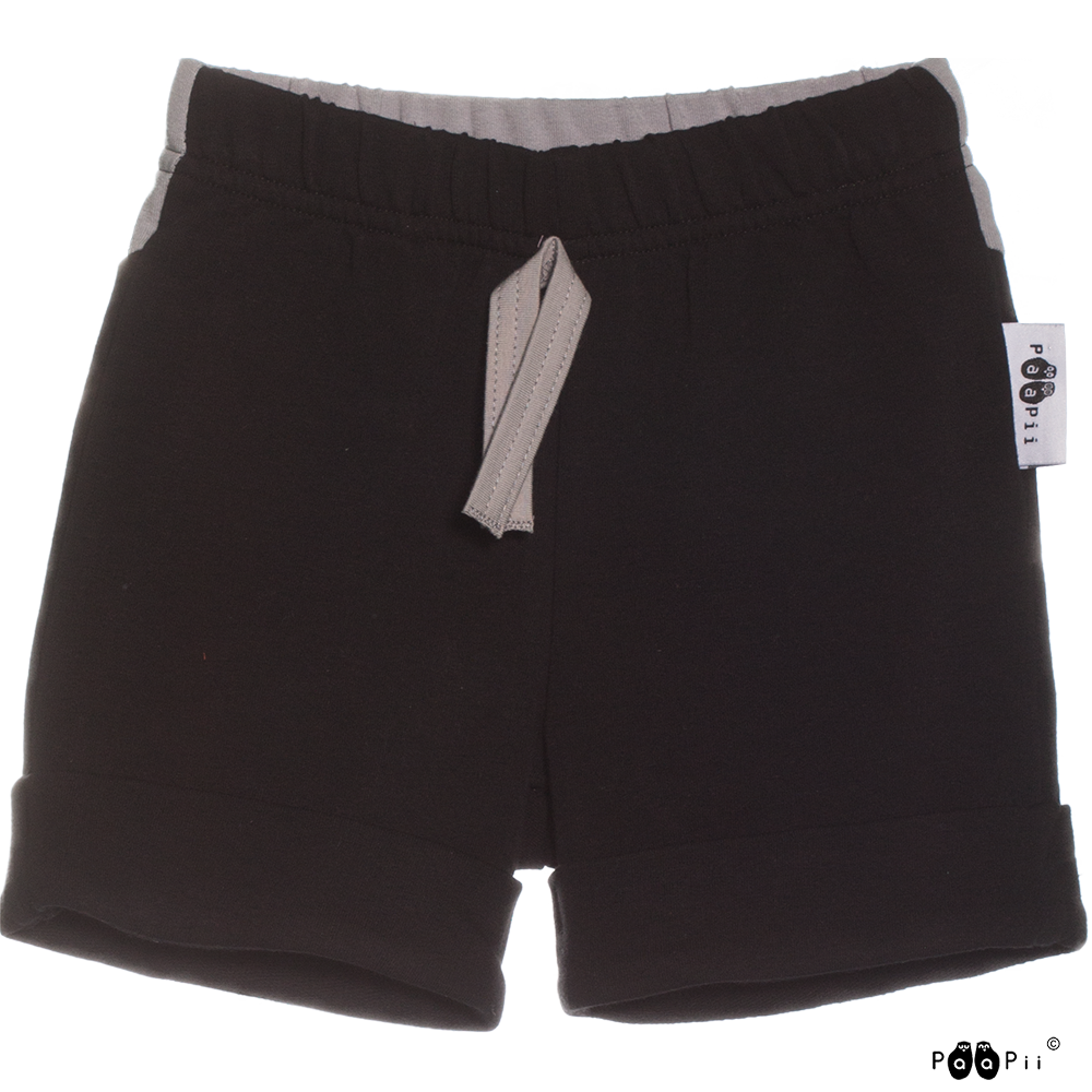 PaaPii - "TUOMI" - black - dark gray shorts