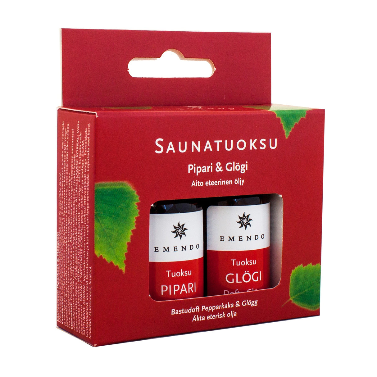 Emendo Saunatuoksu Pipari & Glögi 2x10ml