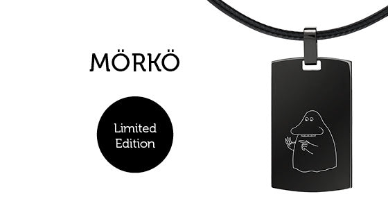 Moomin steel pendant The Groke