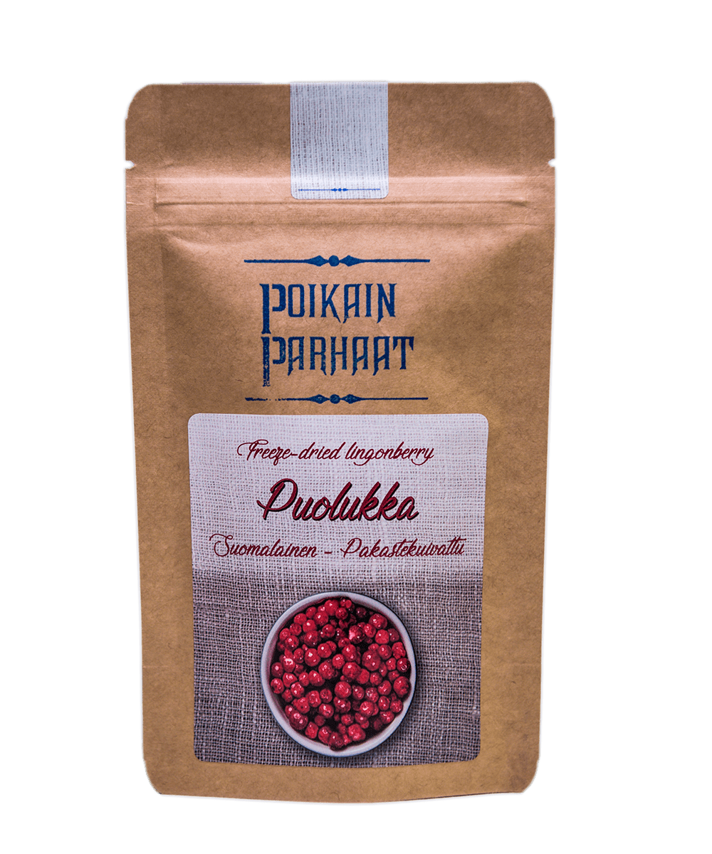 Poikain Parhaat Pakastekuivattu Puolukka 15g