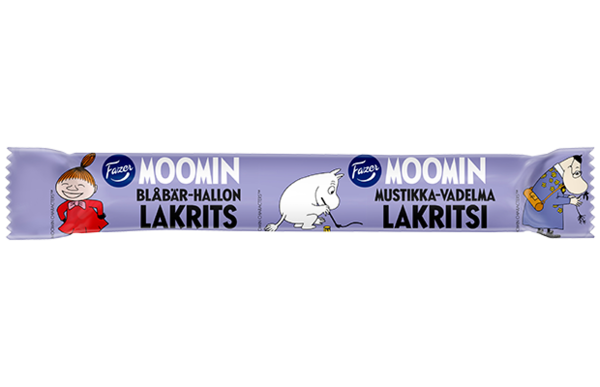 Fazer Moomin Mustikka-Himbeere Lakritz 20g x 30 Stück