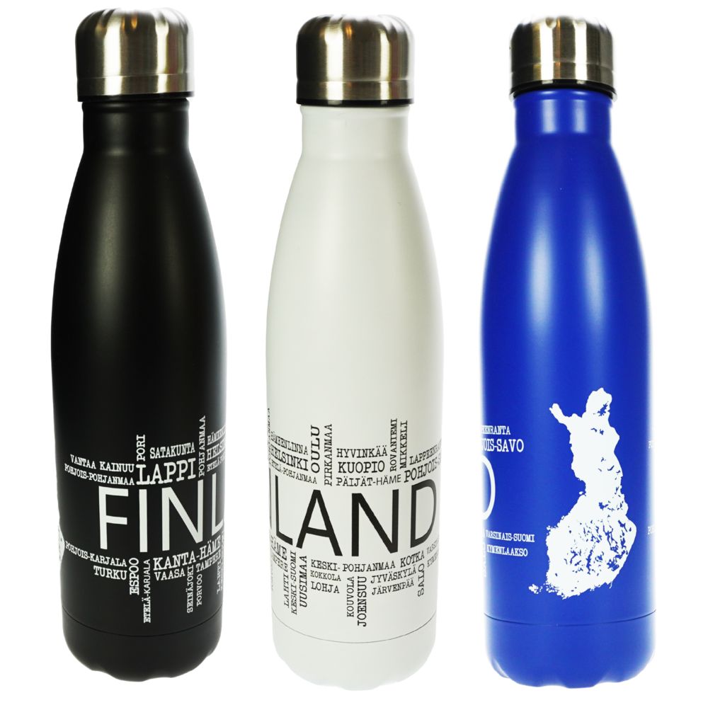 Finland map thermos 1pc