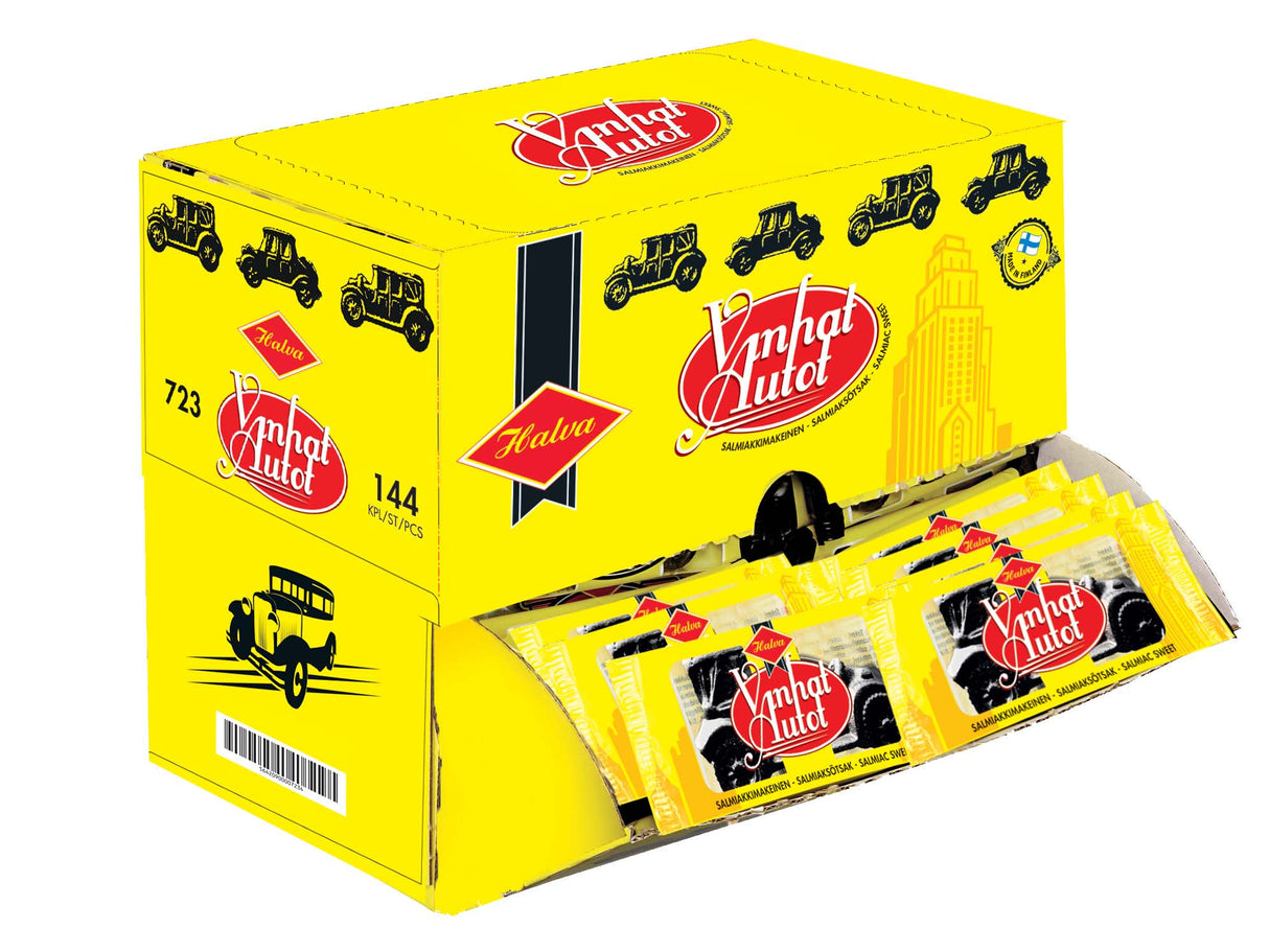 Halva Vanhat Autot salmiakki 15 g x 144