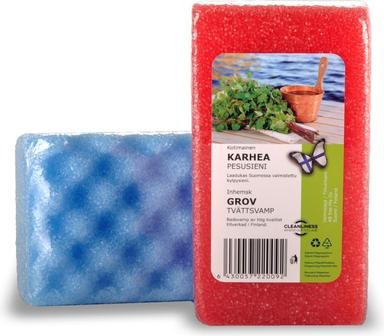 Kotimainen rough bath sponge