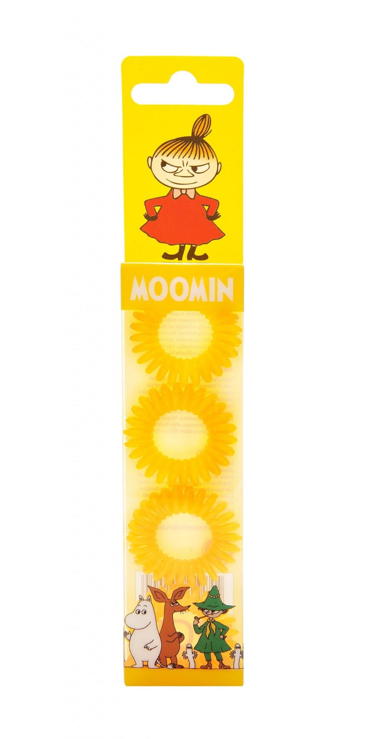 Moomin hair ties - Little My yellow