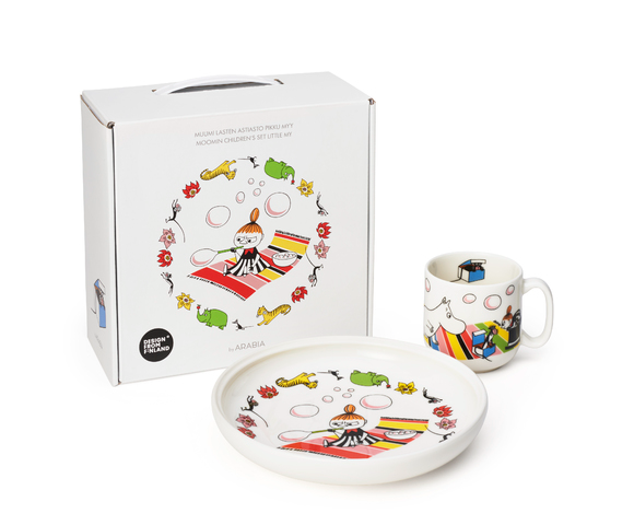 Arabia Moomin children's tableware Little My 18.3 cm + 0.18 l