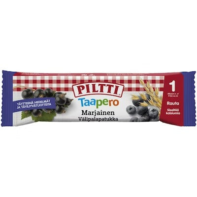 Piltti Taapero 25g Beeren-Snackriegel 1 Jahr 18 Stück MEHRPACKUNG