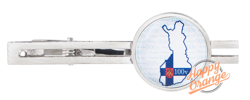 Suomi100 Tie Pin Round Map of Finland