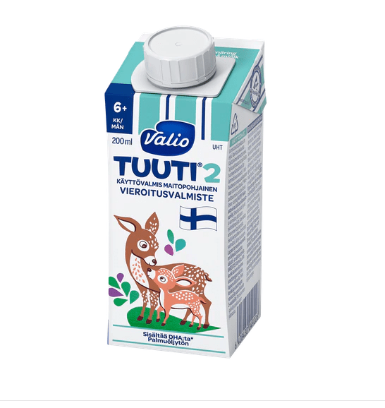 Valio Tuuti 2 milchbasierte Entwöhnungszubereitung 200 ml UHT 15 Stück